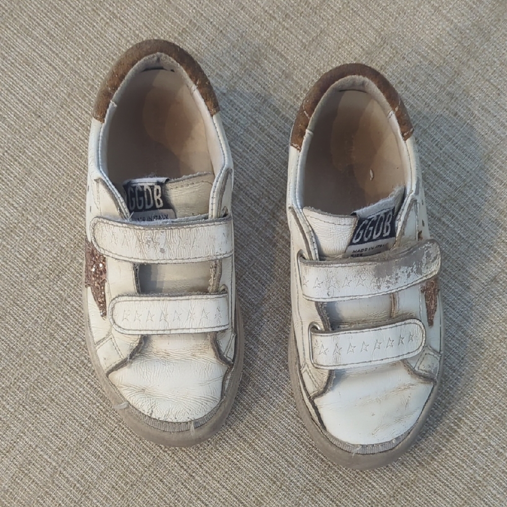 Little Girls Golden Goose Old School Glitter Sneakers